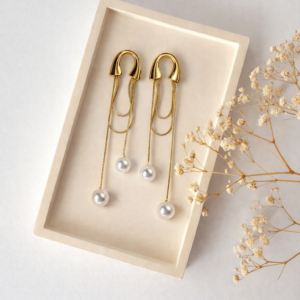 Anti-Tarnish Pearl Drop Earrings