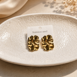 crushed-gold-statement-earrings