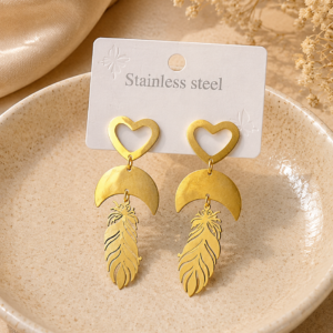 golden-heart-feather-statement-earrings