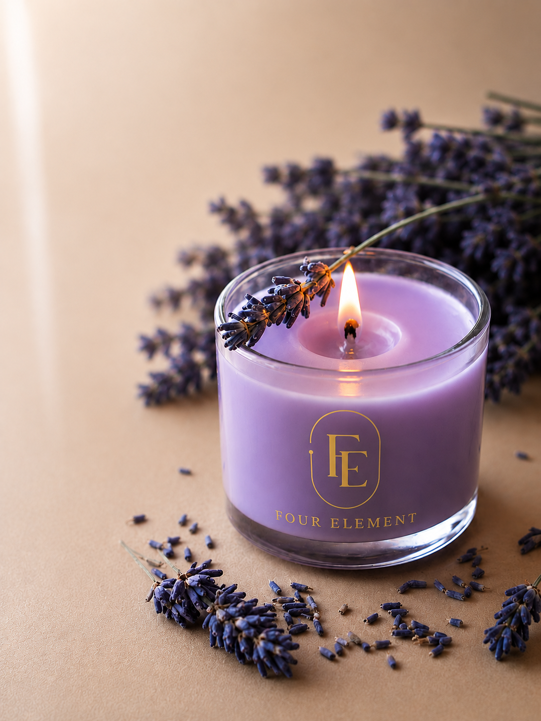 Lavender Fragrance Candle - Image 2