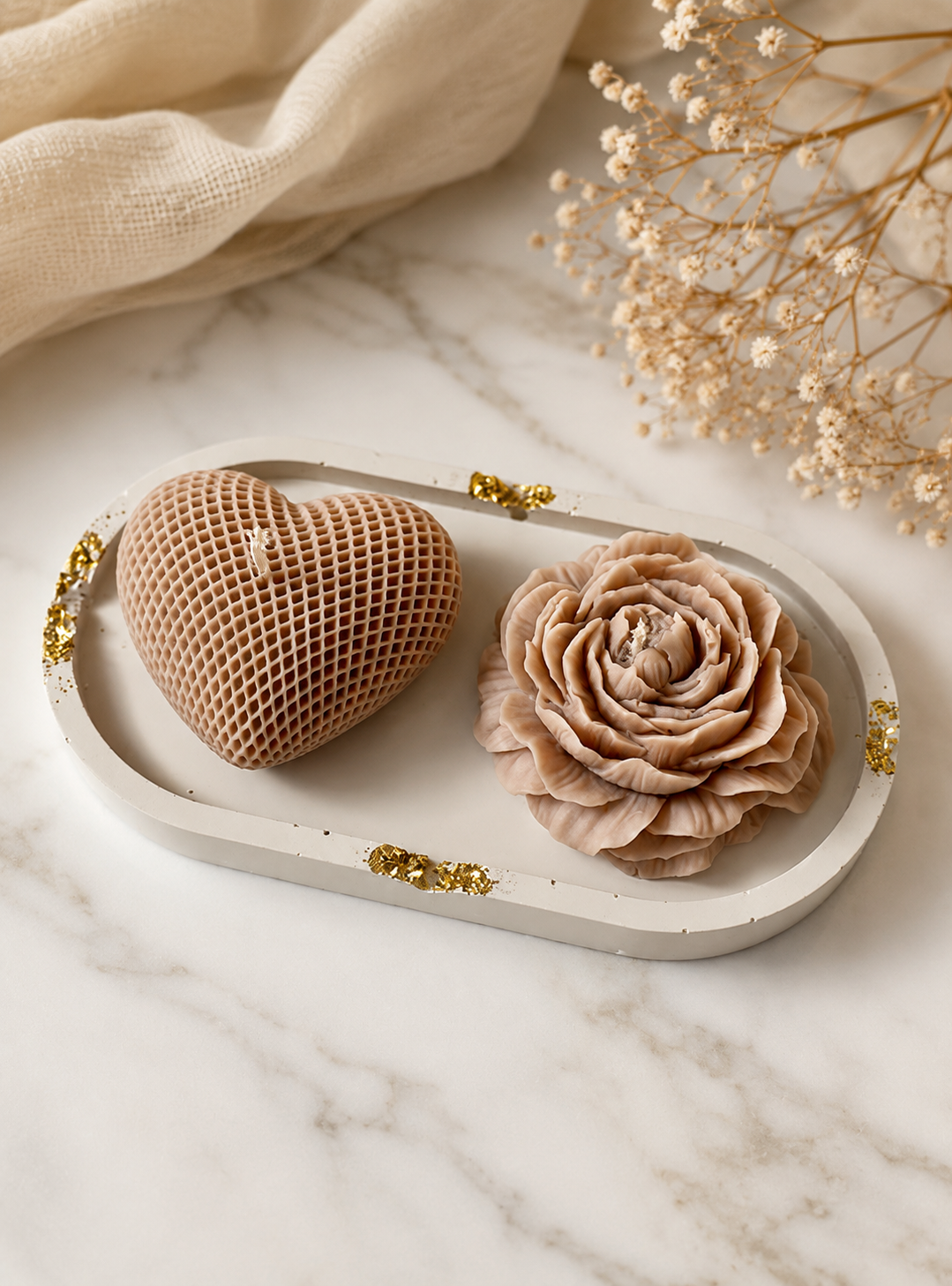 Heart & Bloom Candle Set